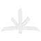Ekena Millwork Alberta Architectural Grade PVC Gable Bracket, 72"W x 42"H x 6"D x 6"F, 14/12 Pitch GBP072X42X0606ALB00 - alternate 2
